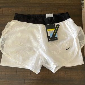 White Nike Air Running Shorts Small NWT